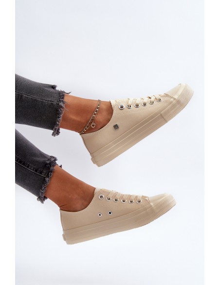 Classic Women's Sneakers Big Star NN274286 Beige