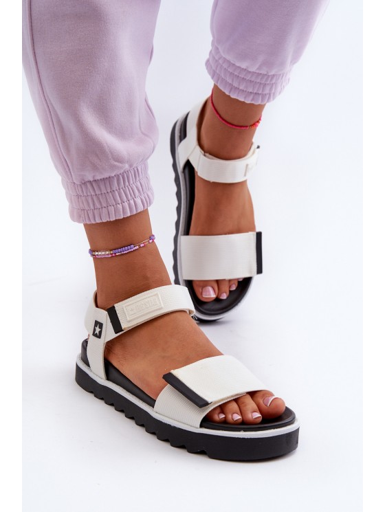 Women's Platform Sandals Big Star NN274777 White