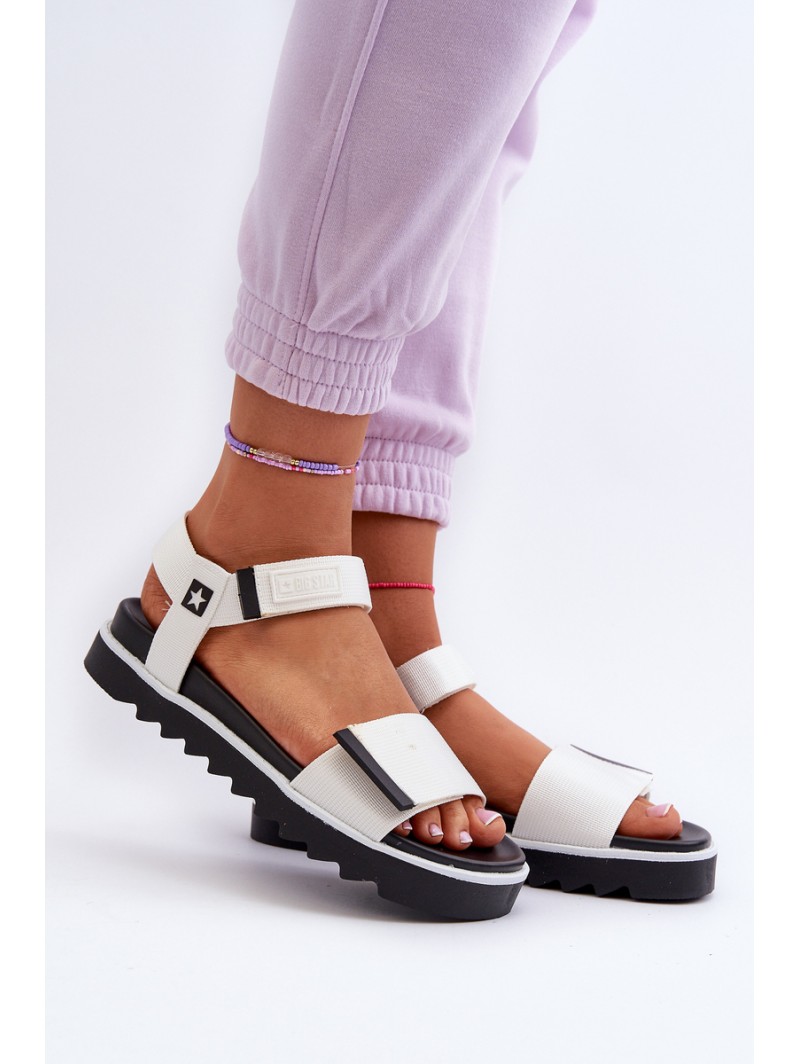Women's Platform Sandals Big Star NN274777 White
