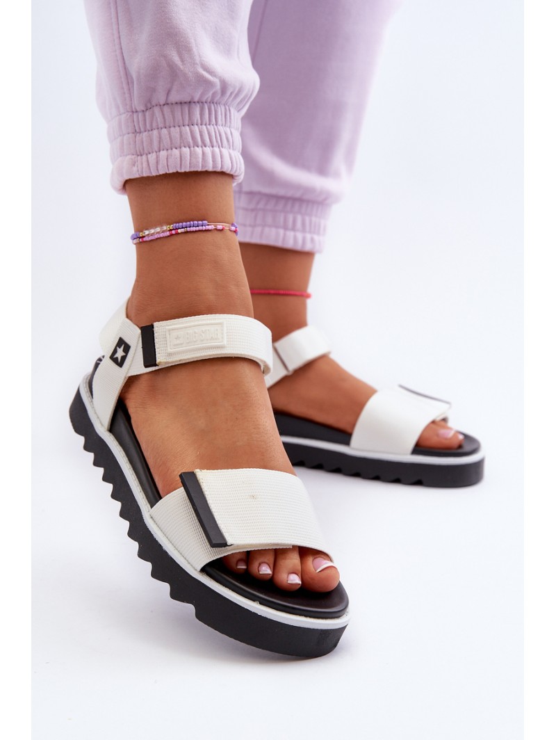 Women's Platform Sandals Big Star NN274777 White