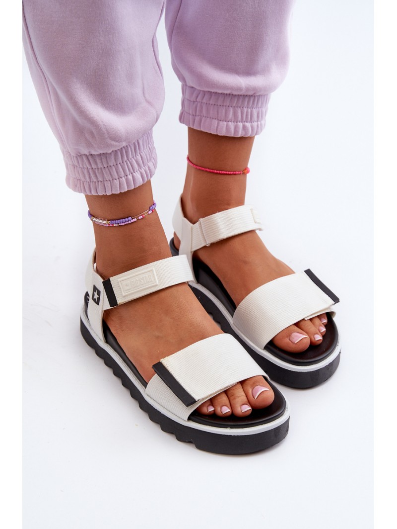 Women's Platform Sandals Big Star NN274777 White