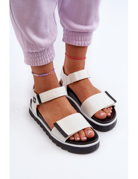 Women's Platform Sandals Big Star NN274777 White