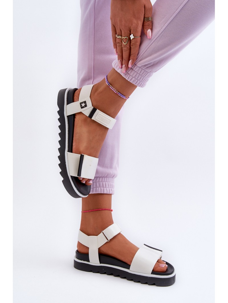 Women's Platform Sandals Big Star NN274777 White