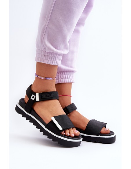 Women's Platform Sandals Big Star NN274778 Black