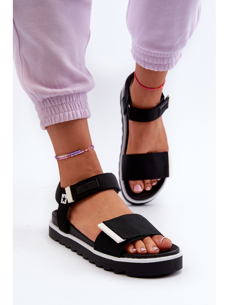 Women's Platform Sandals Big Star NN274778 Black