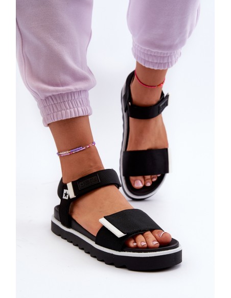 Women's Platform Sandals Big Star NN274778 Black
