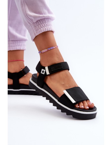 Women's Platform Sandals Big Star NN274778 Black
