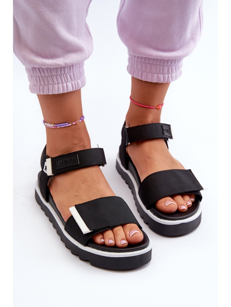 Women's Platform Sandals Big Star NN274778 Black