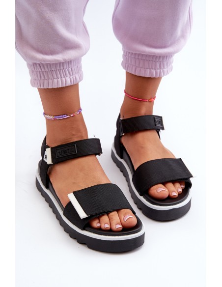 Women's Platform Sandals Big Star NN274778 Black