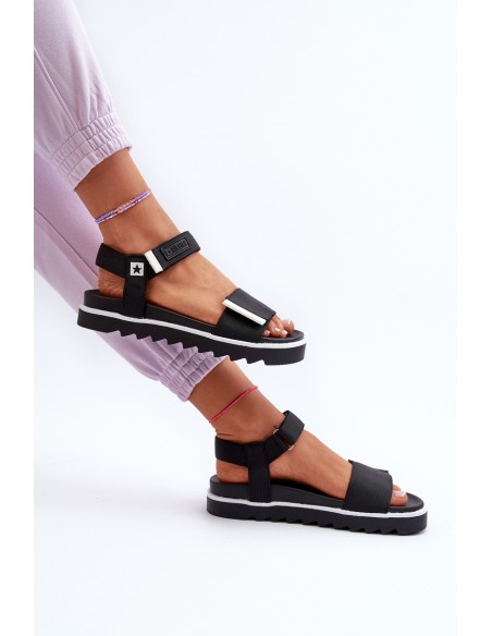 Women's Platform Sandals Big Star NN274778 Black