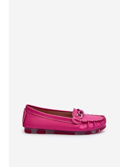 Suede Patogūs Loafers Fuchsia Giovana