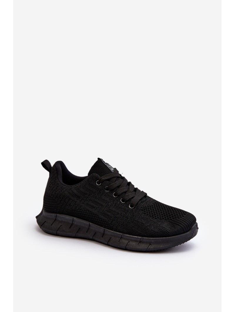 Black Women's Fabric Sports Shoes Kephope