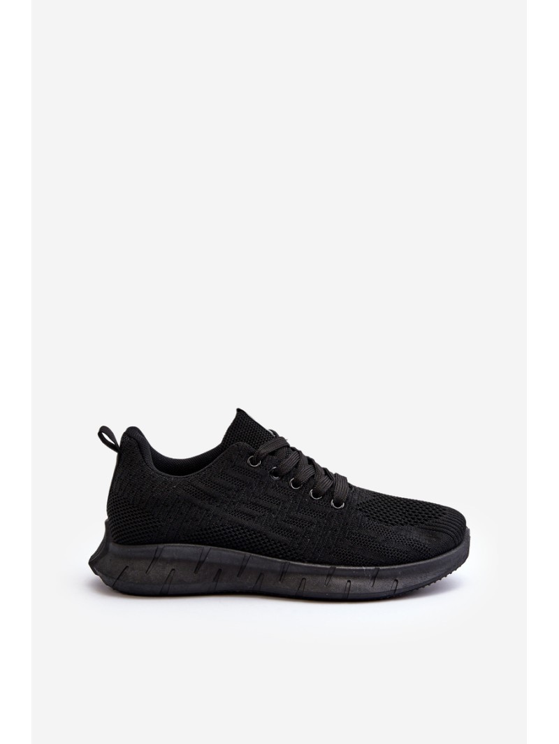 Black Women's Fabric Sports Shoes Kephope