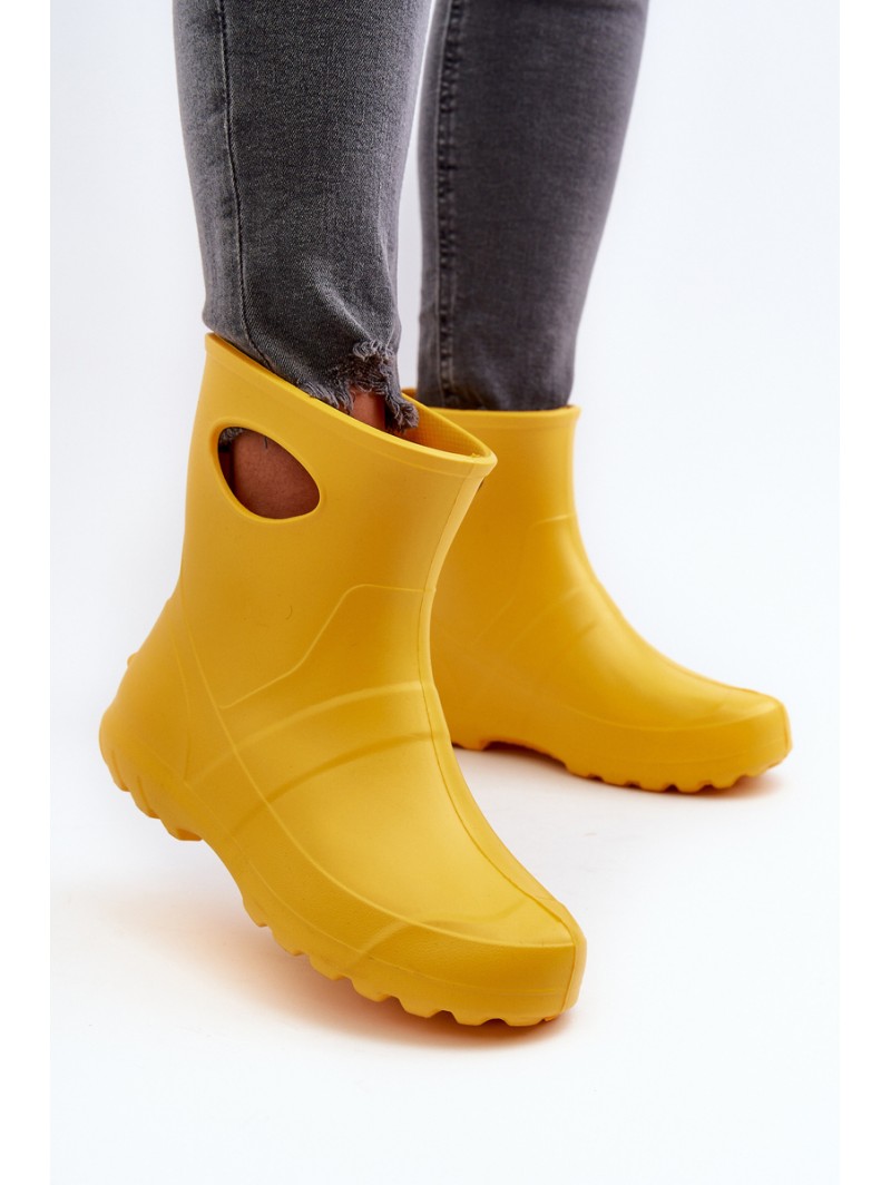 Women's Waterproof Wellies LEMINGO GARDEN 752 Yellow