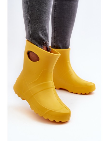 Women's Waterproof Wellies LEMINGO GARDEN 752 Yellow