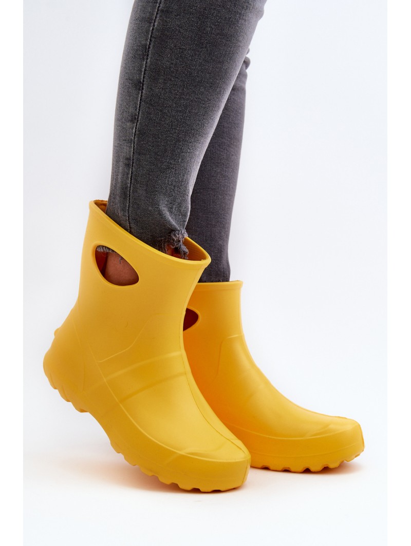 Women's Waterproof Wellies LEMINGO GARDEN 752 Yellow