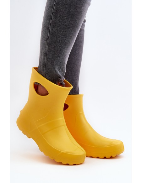 Women's Waterproof Wellies LEMINGO GARDEN 752 Yellow