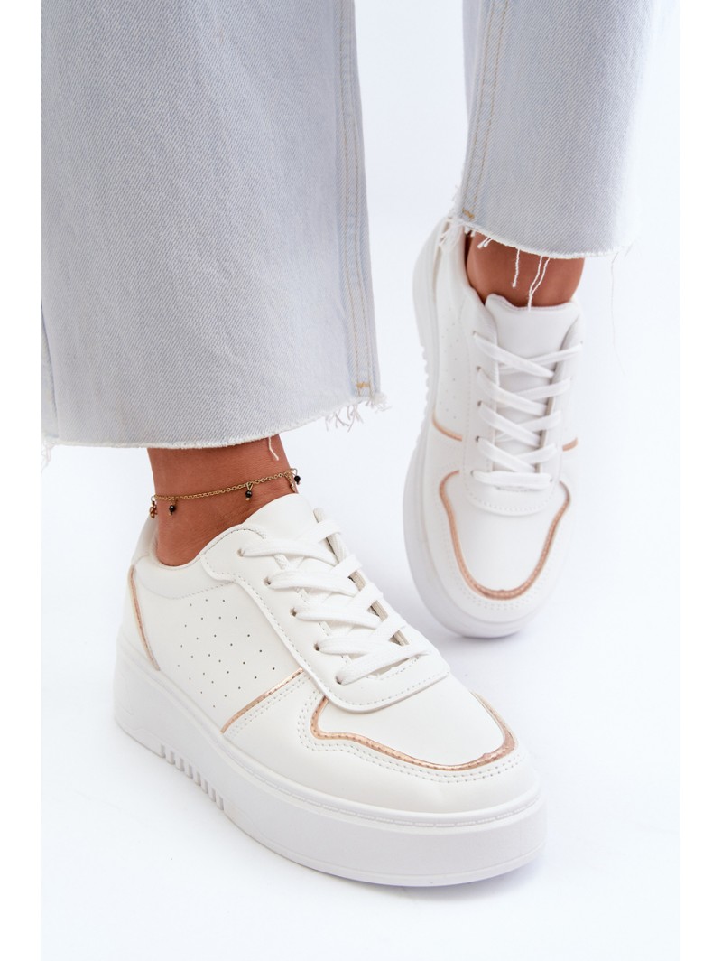 Women's Platform Sneakers White Tessama