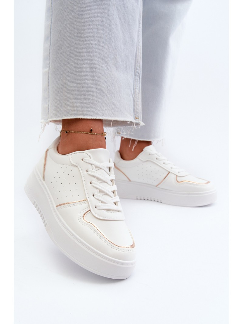 Women's Platform Sneakers White Tessama
