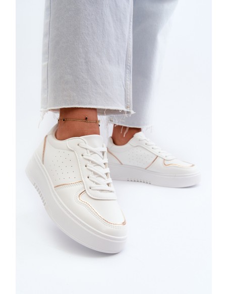 Women's Platform Sneakers White Tessama
