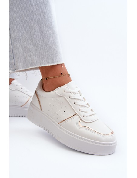 Women's Platform Sneakers White Tessama