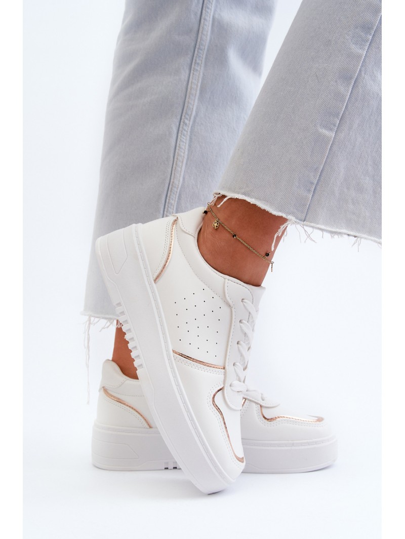 Women's Platform Sneakers White Tessama