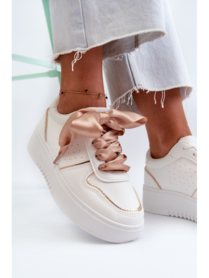 Women's Platform Sneakers White Tessama