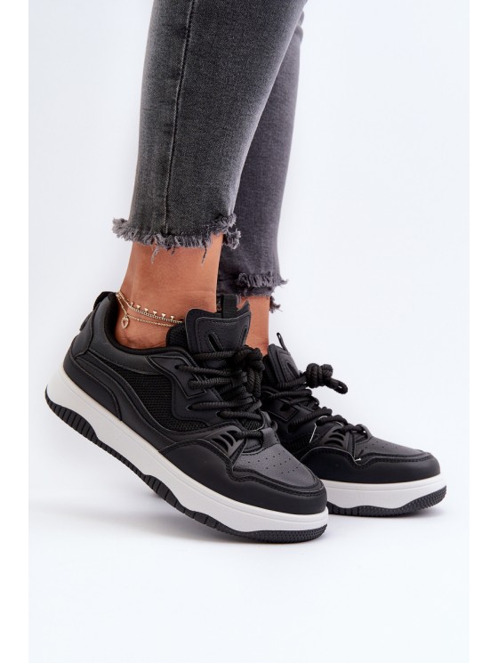 Women's Platform Sneakers Black Etnaria