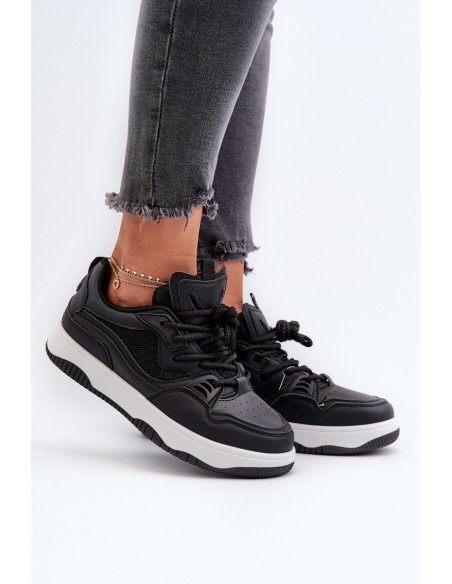 Women's Platform Sneakers Black Etnaria