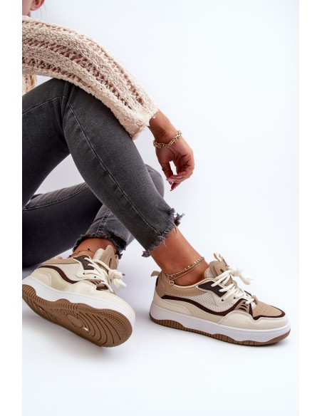 Women's Platform Sneakers Brown Etnaria