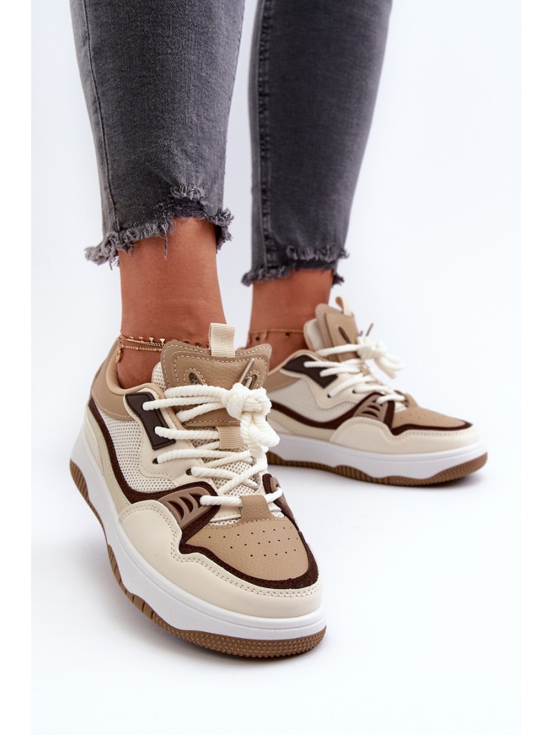 Women's Platform Sneakers Brown Etnaria