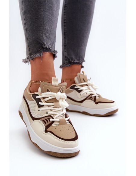 Women's Platform Sneakers Brown Etnaria