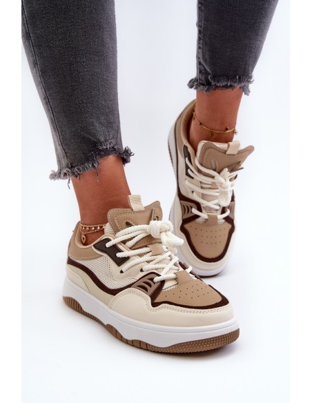 Women's Platform Sneakers Brown Etnaria
