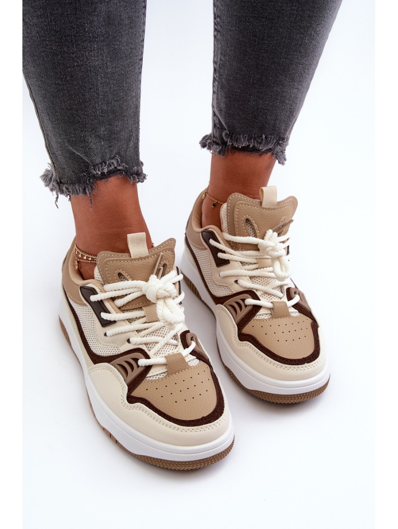 Women's Platform Sneakers Brown Etnaria