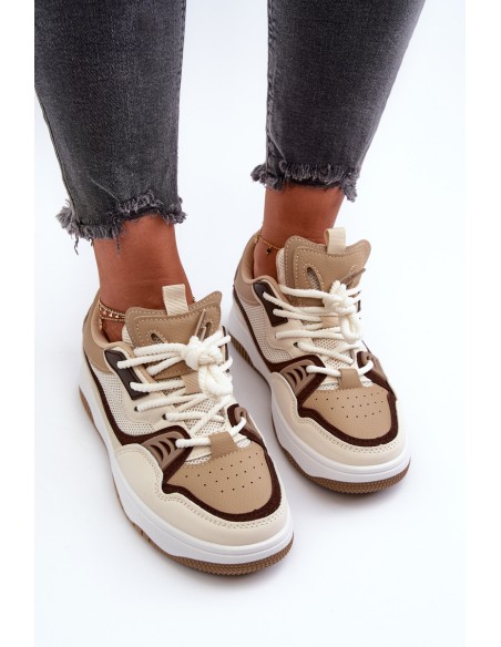 Women's Platform Sneakers Brown Etnaria