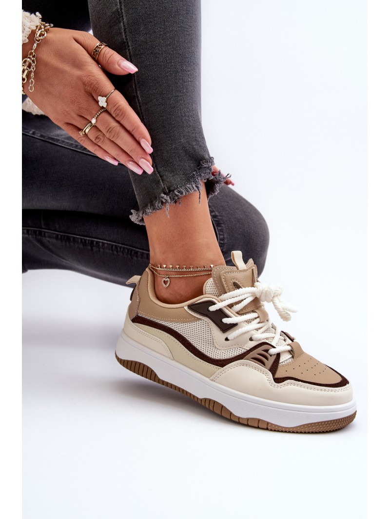 Women's Platform Sneakers Brown Etnaria