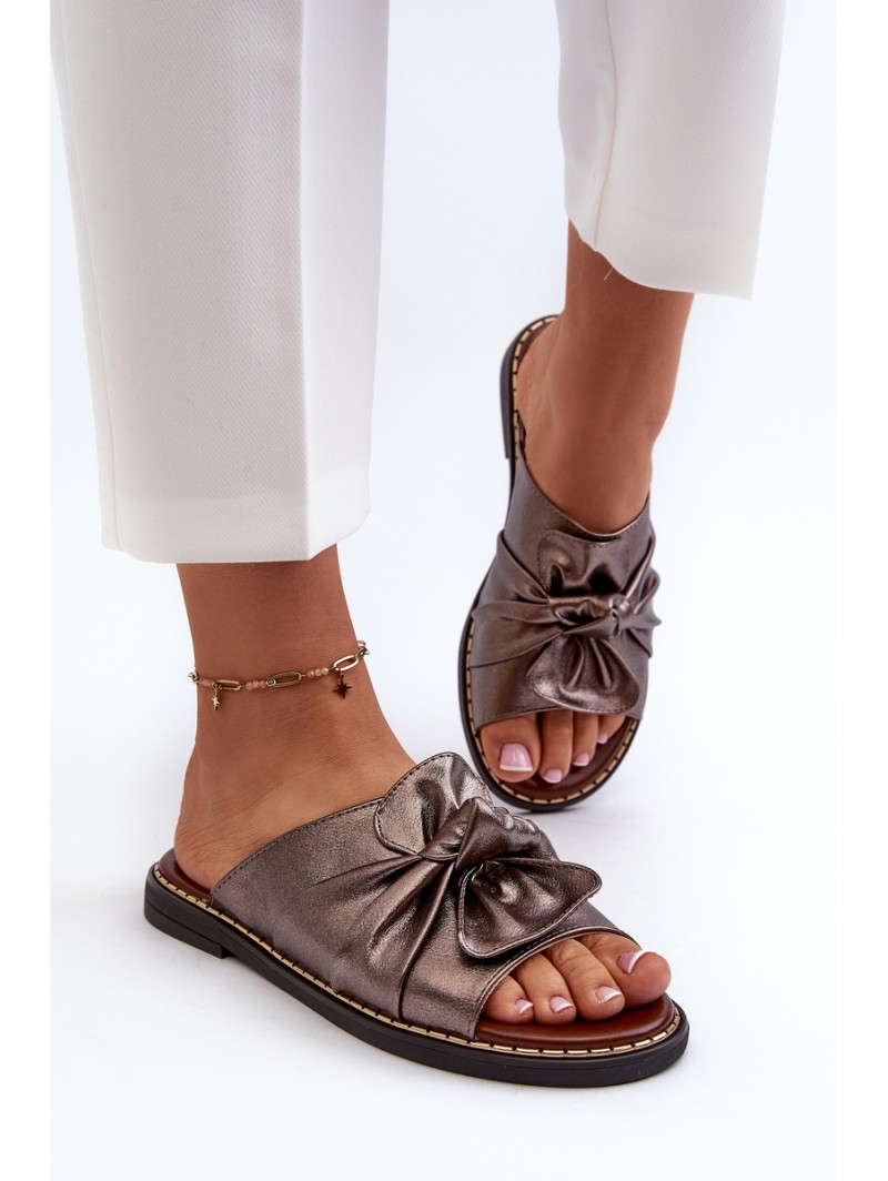 Women's Flat Heel Sandals Copper Nelvira Women's Flat Heel Sandals Copper Nelvira