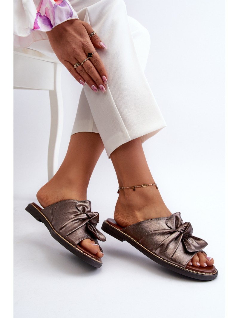 Women's Flat Heel Sandals Copper Nelvira Women's Flat Heel Sandals Copper Nelvira