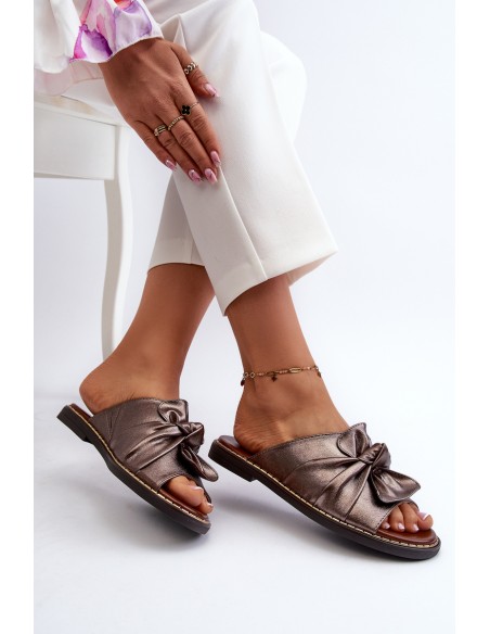 Women's Flat Heel Sandals Copper Nelvira
