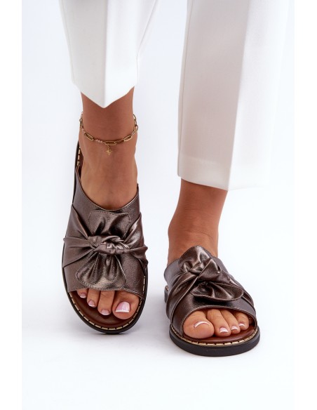 Women's Flat Heel Sandals Copper Nelvira