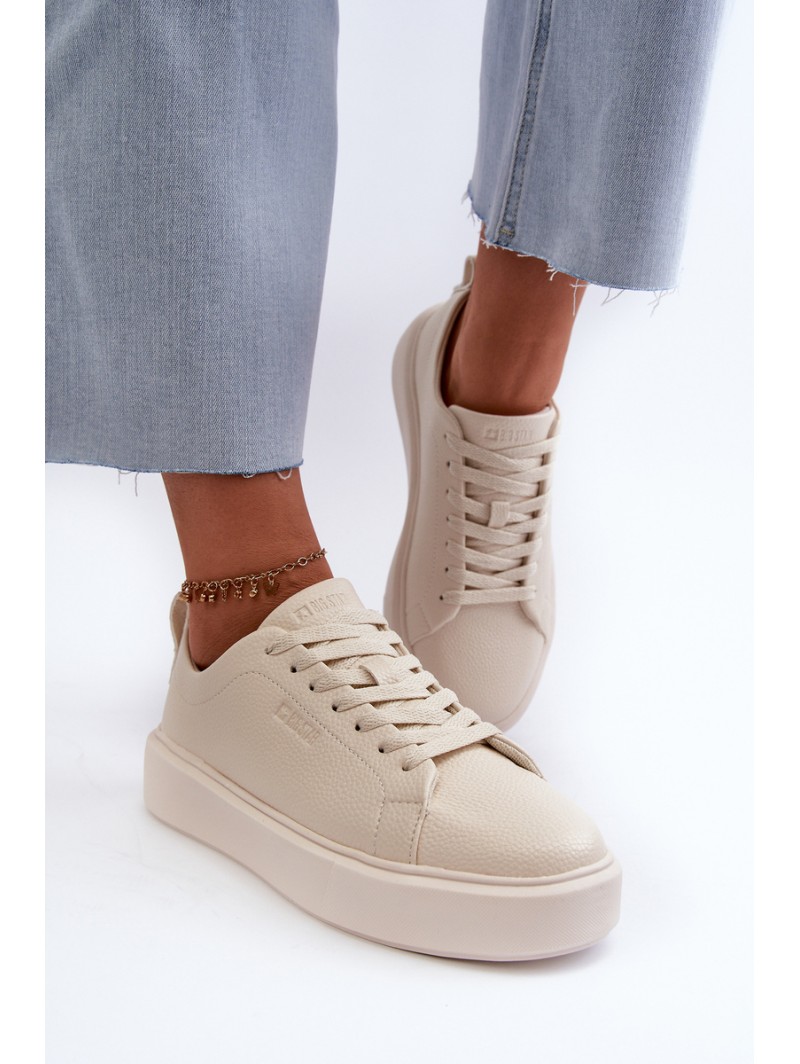 Lightweight Women's Sneakers Big Star NN274321 Memory Foam System Beige