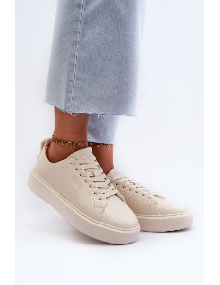 Lightweight Women's Sneakers Big Star NN274321 Memory Foam System Beige
