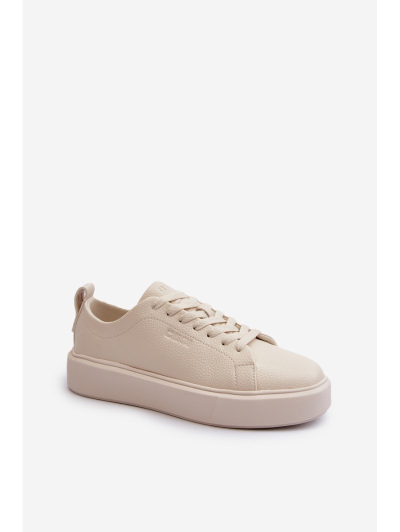 Lightweight Women's Sneakers Big Star NN274321 Memory Foam System Beige