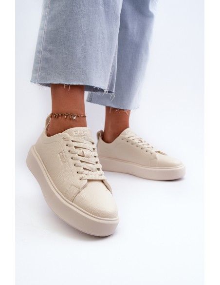 Lightweight Women's Sneakers Big Star NN274321 Memory Foam System Beige