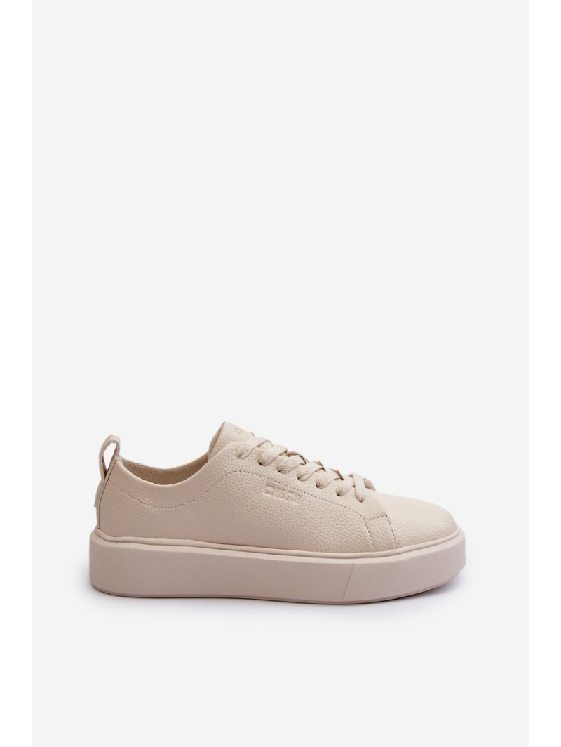 Lightweight Women's Sneakers Big Star NN274321 Memory Foam System Beige