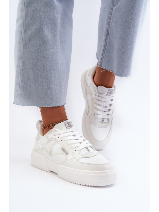 Lightweight Women's Sneakers Big Star NN274322 Memory Foam System White 2