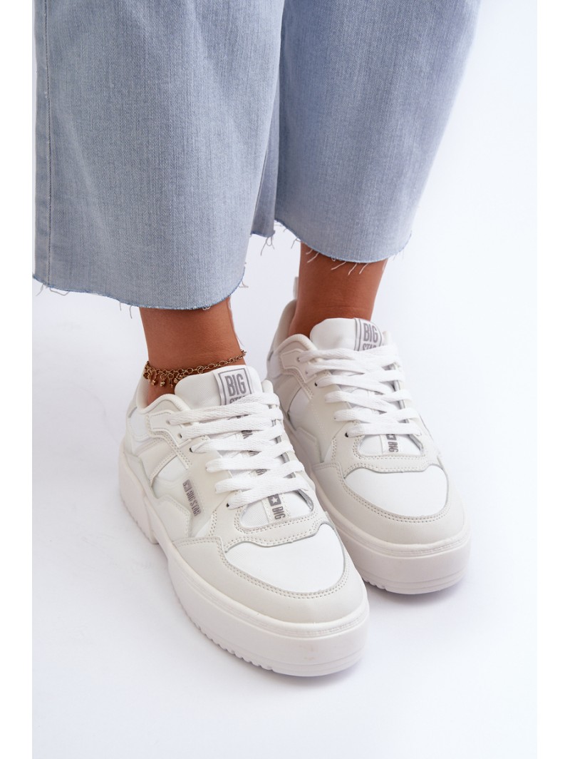 Lightweight Women's Sneakers Big Star NN274322 Memory Foam System White