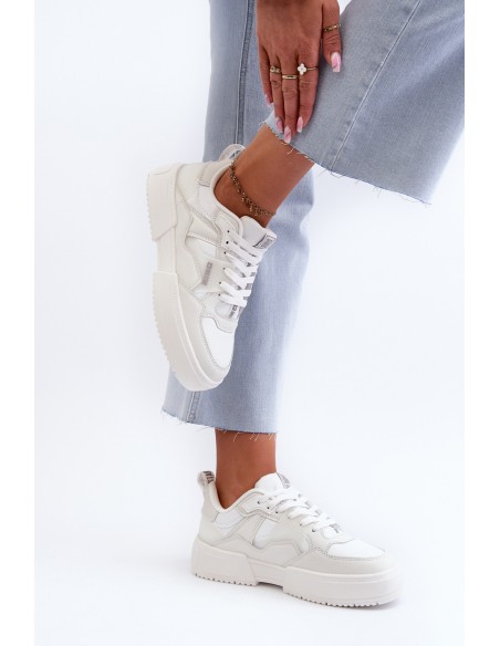 Lightweight Women's Sneakers Big Star NN274322 Memory Foam System White