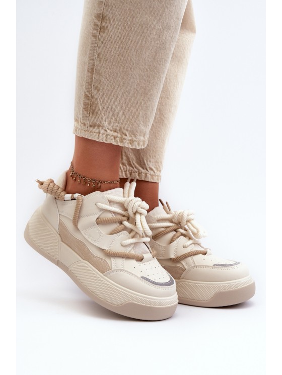 Women's Sports Shoes Sneakers Beige Phyrena