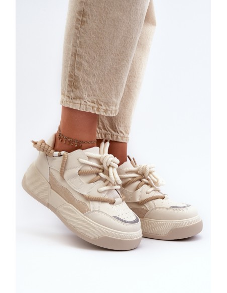 Women's Sports Shoes Sneakers Beige Phyrena